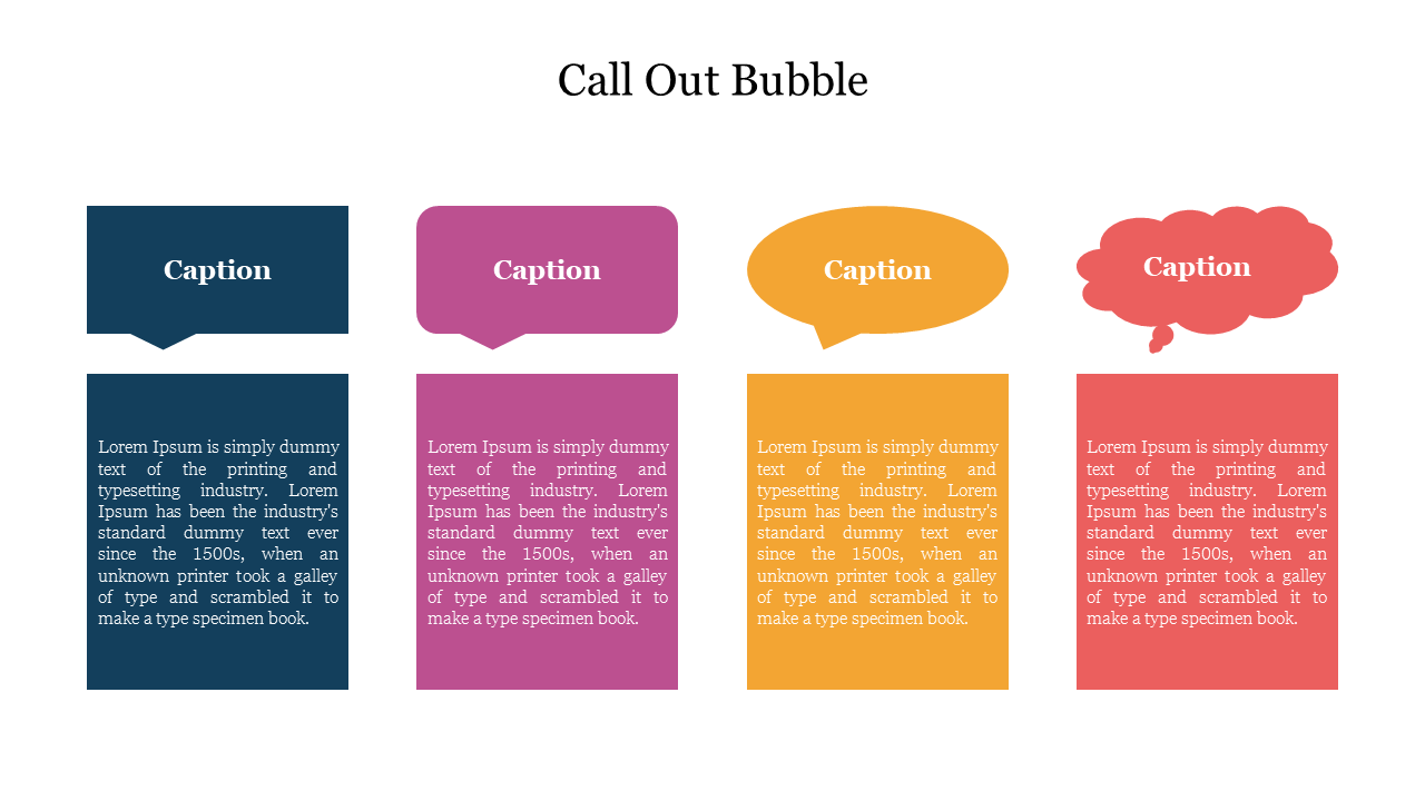 Call Out Bubble